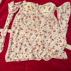 Victoria’s Secret floral blouse